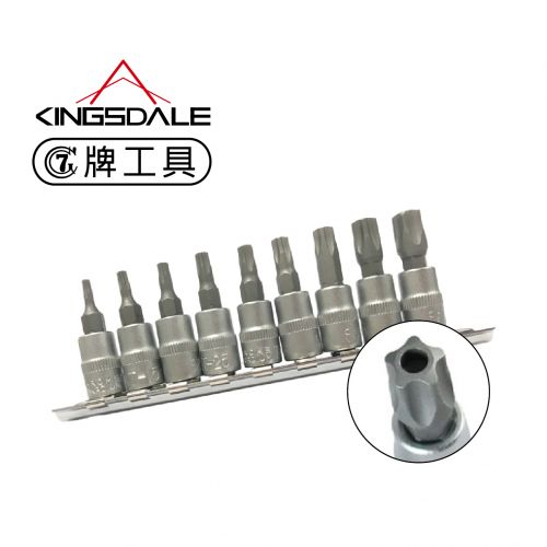 KINGSDALE "7牌工具" 五角星形中洞套筒組 (GOGORO)
